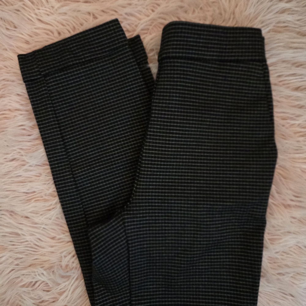 Ann Taylor Black and White Patterned Pants